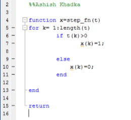MATLAB Fun: Ramp and Step function (MatLab: Code)