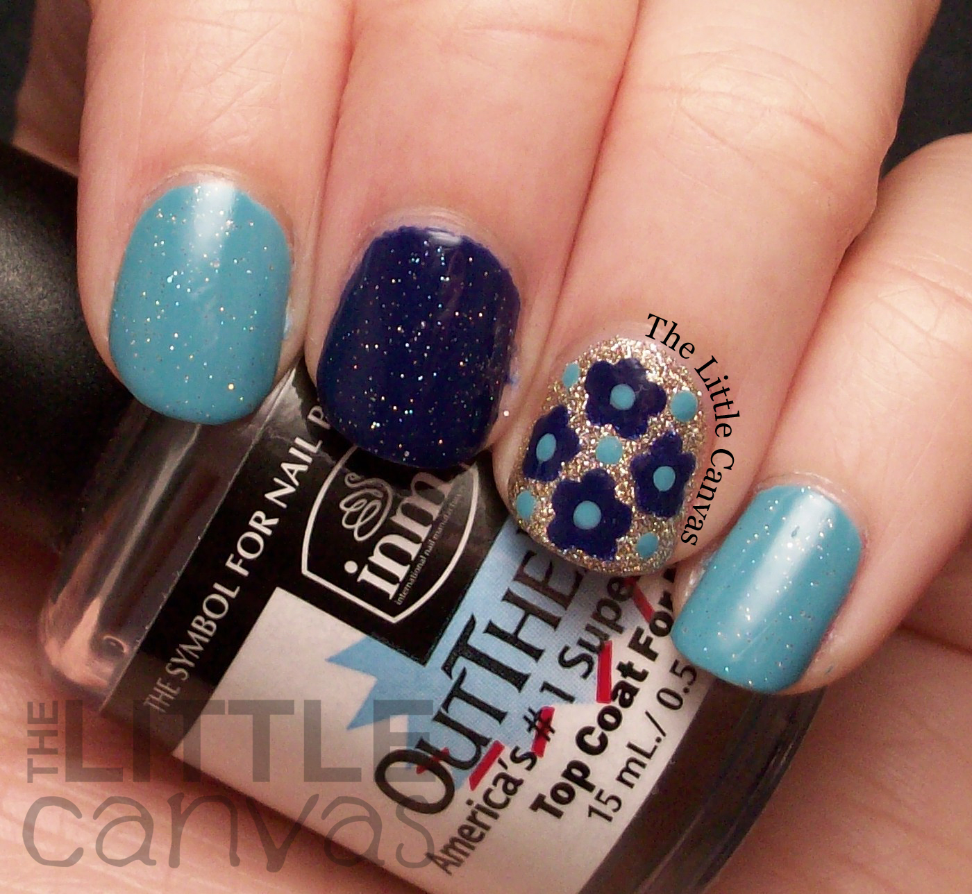 Twinsie Tuesday - Favorite Glitter Polish Topper - The Little Canvas