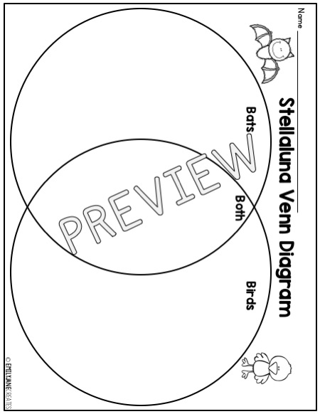 emily jane creates stellaluna unit stellaluna venn diagram