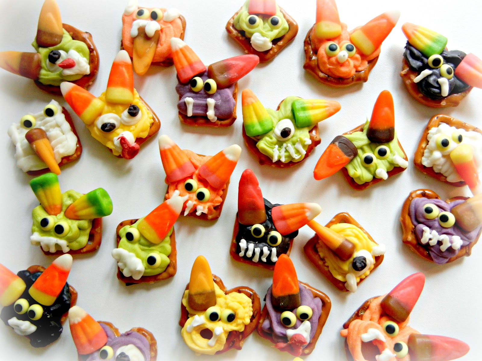 Sugar Swings! Serve Some: super simple halloween pretzels....!