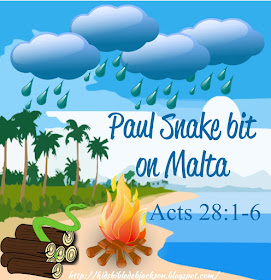 http://www.biblefunforkids.com/2015/05/paul-is-bit-by-snake-on-malta.html