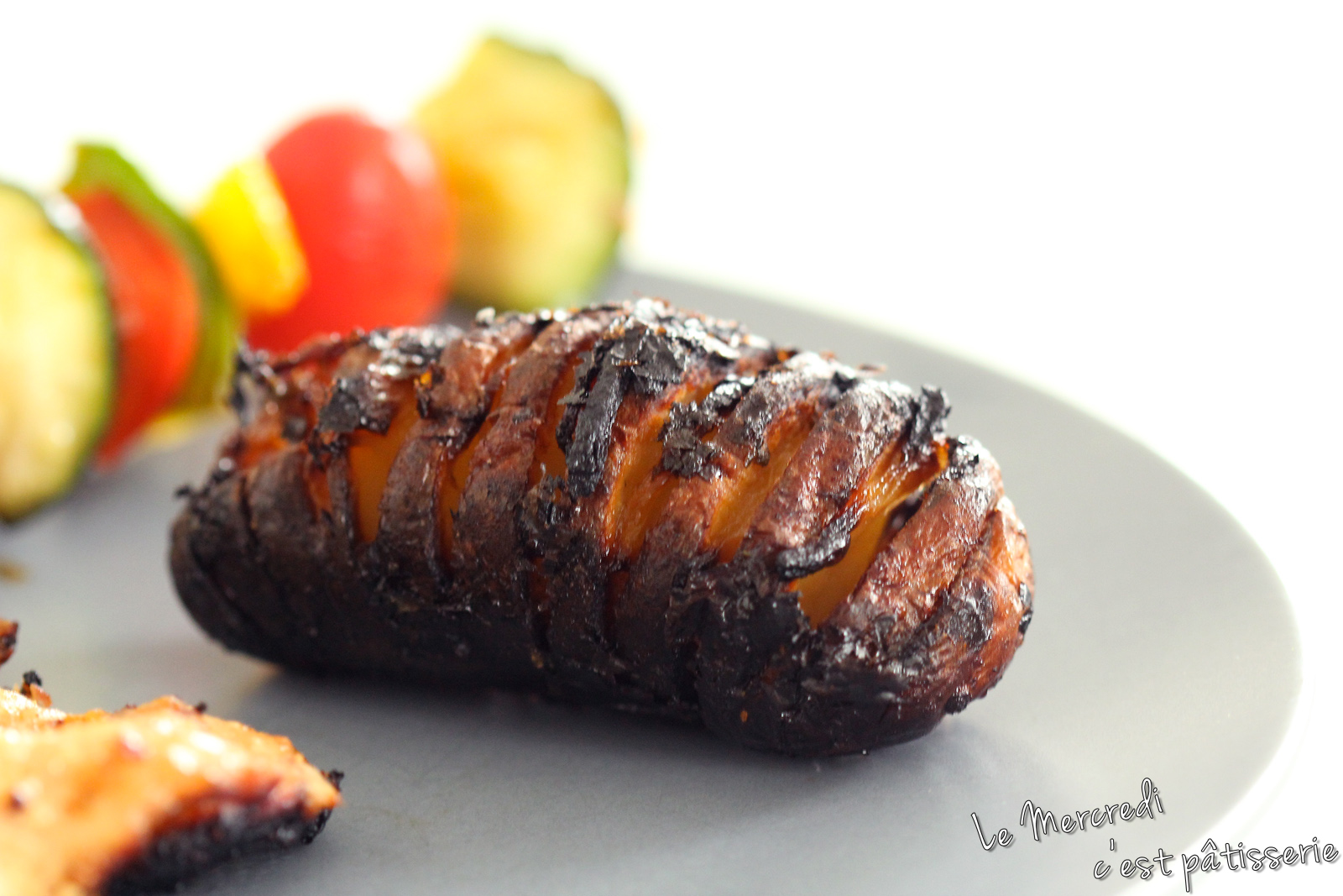 Pommes de terre au miel au barbecue