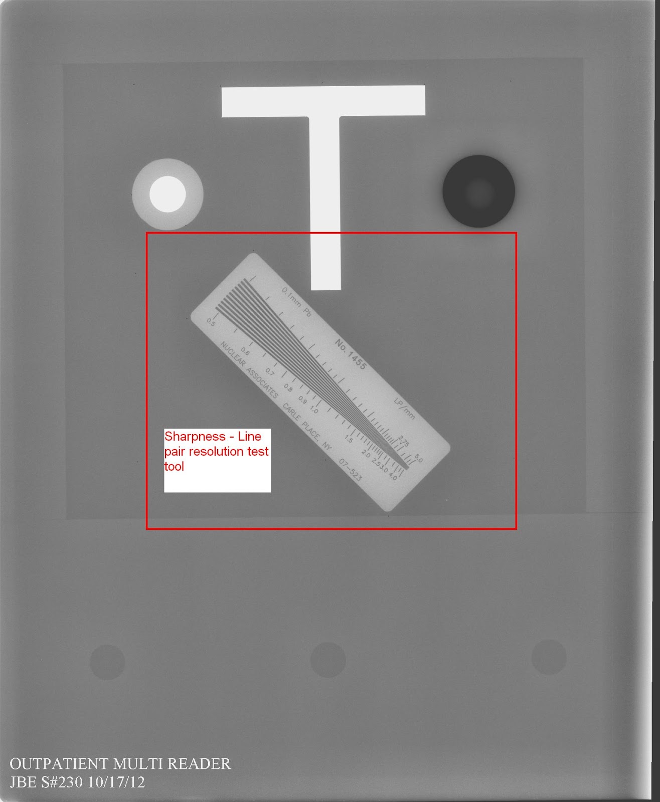 Topics in Radiography CR Quality Control 5 Sharpness
