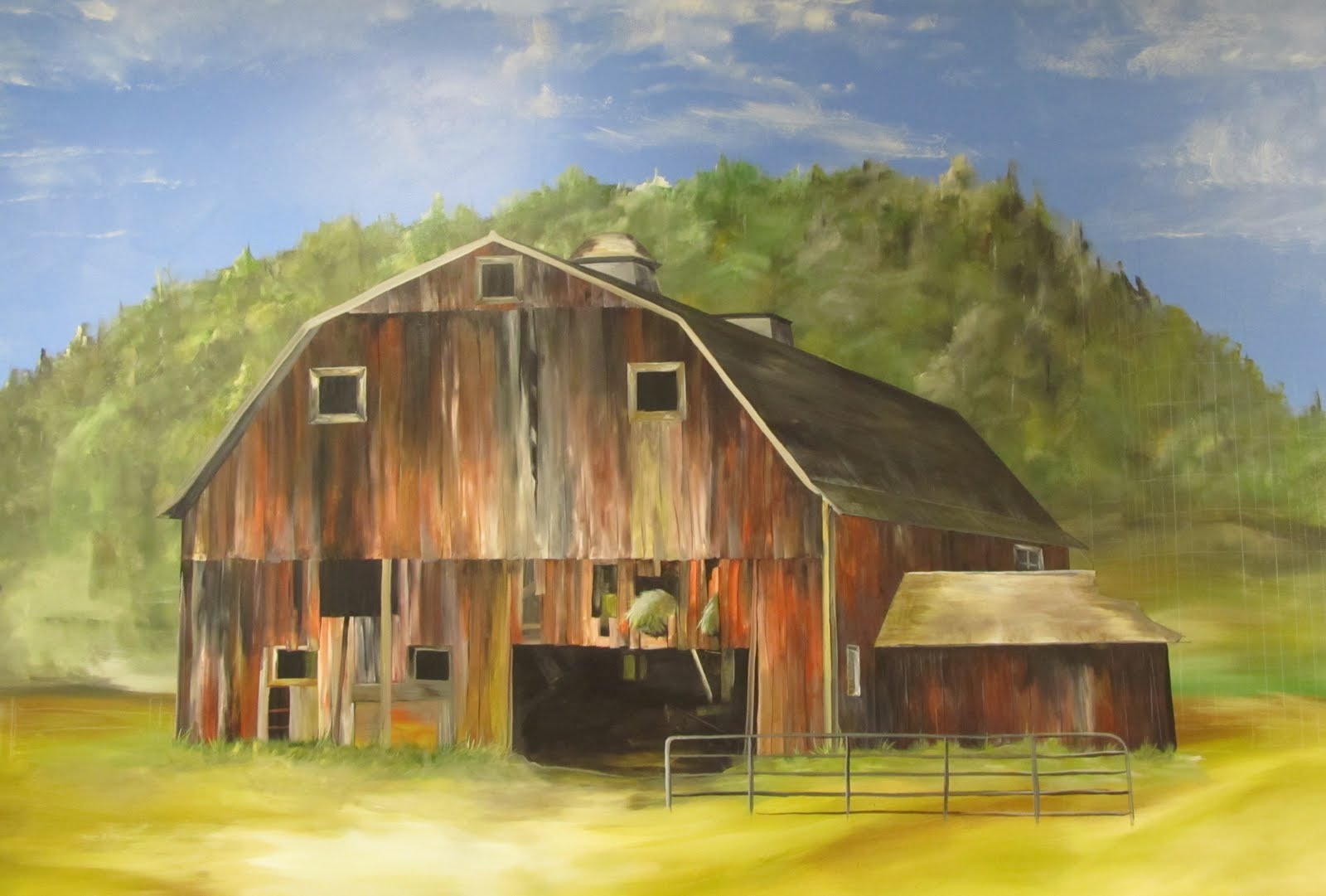 Kristie Chamlee: Woodward Mill Elementary Media Center Mural