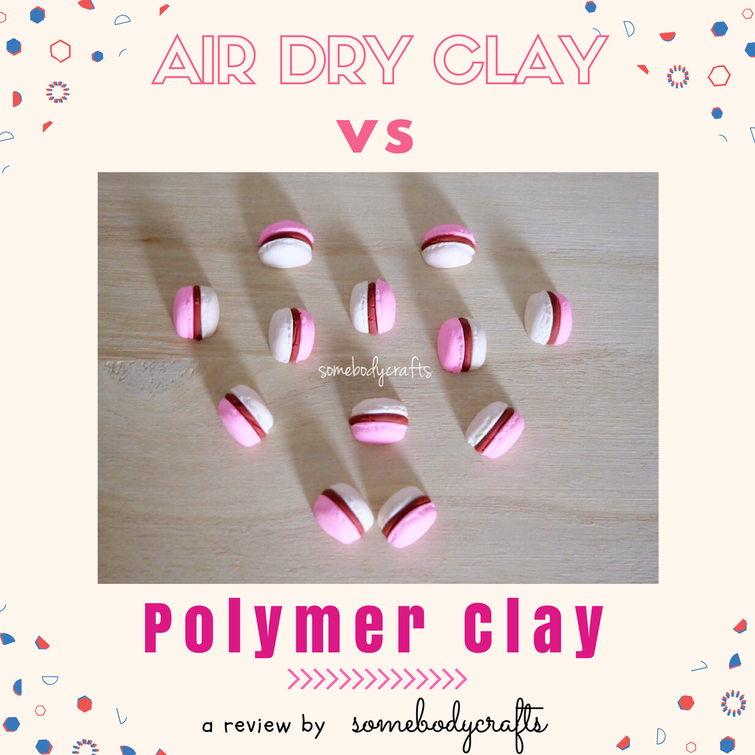air dry clay vs polymer clay somebodycrafts