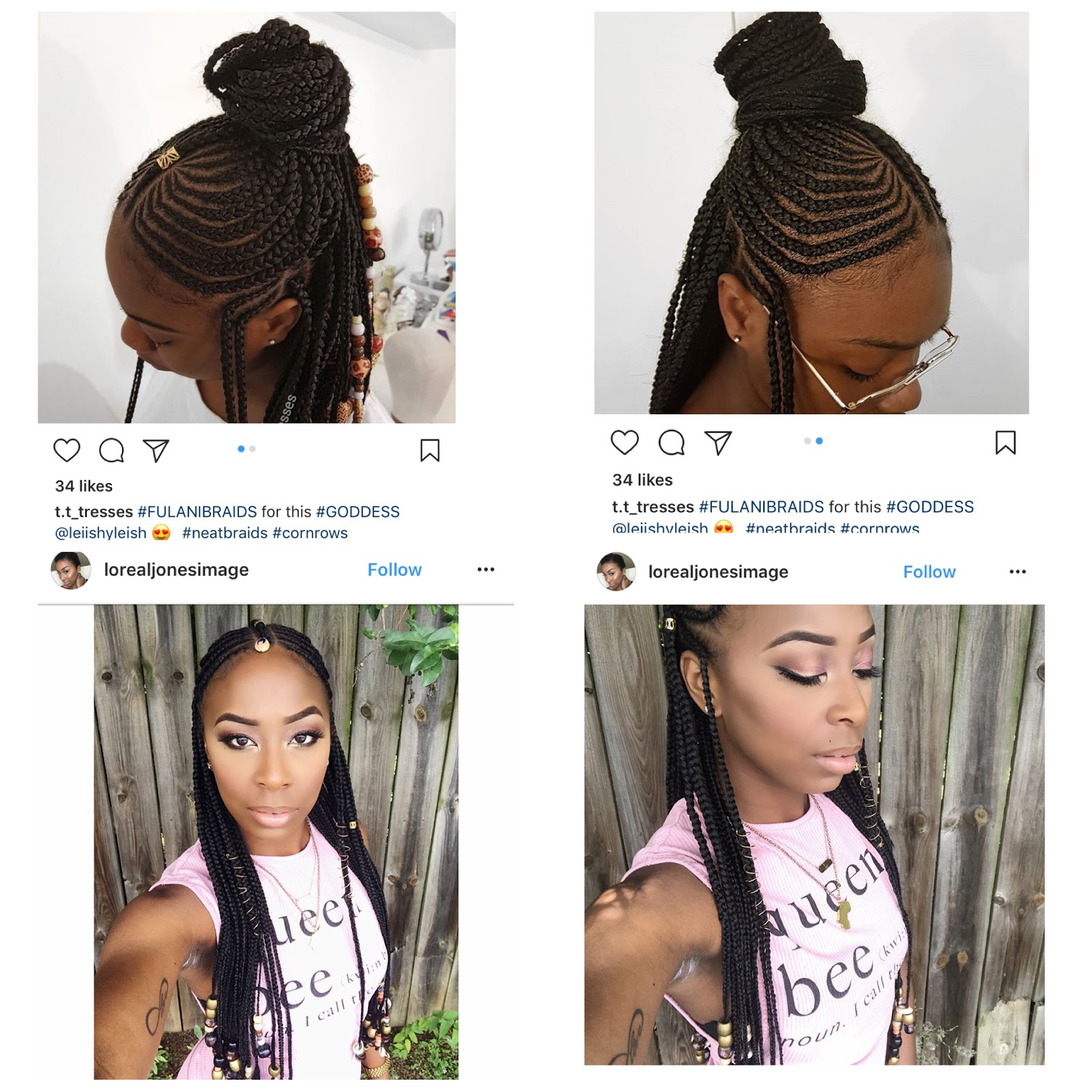 6FOOTLONGHAIR Cornrow Styles for Women Summer Protective Styles