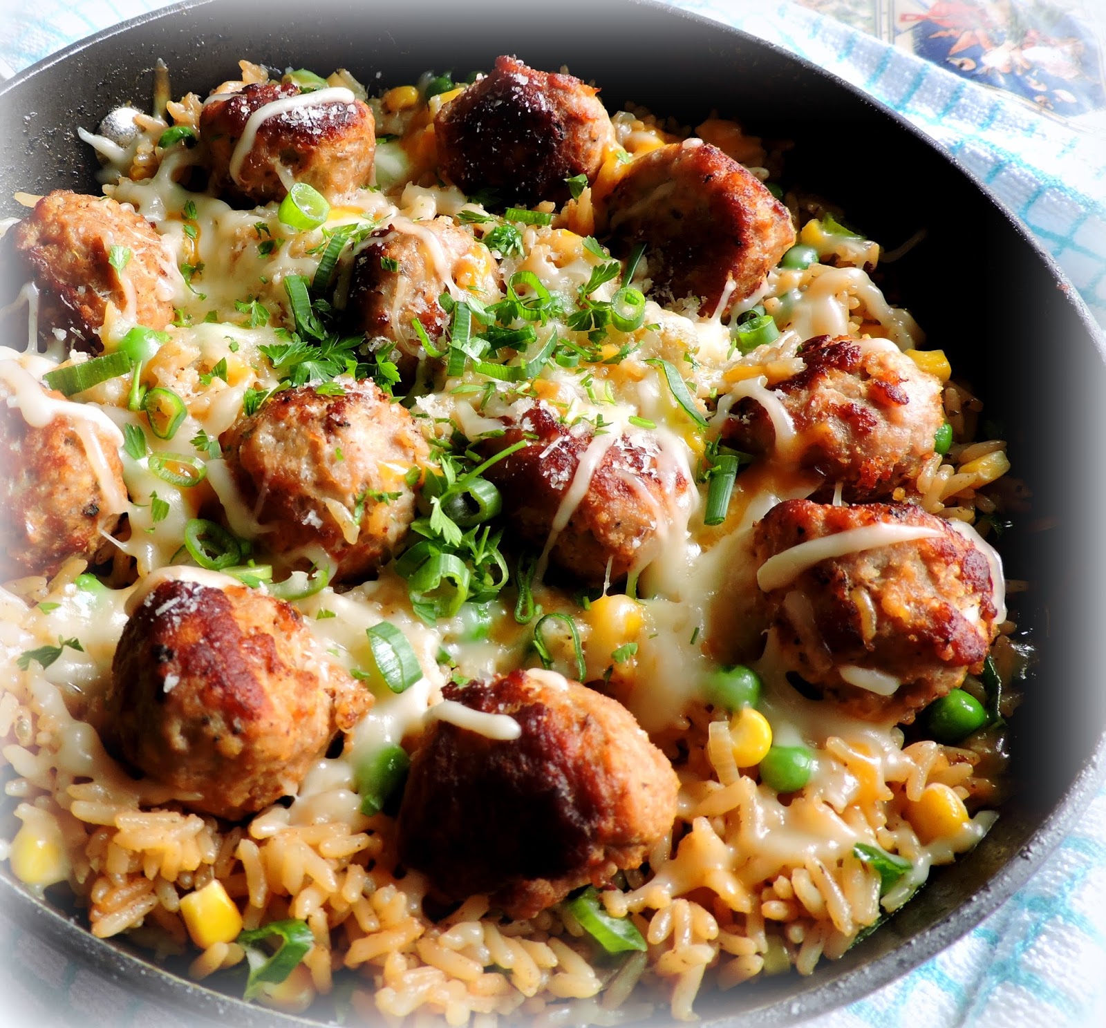 Turkey Meatballs and Lemon Rice The English Kitchen