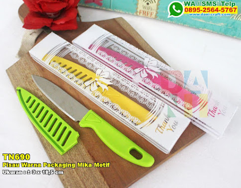 Pisau Warna Packaging Mika Motif