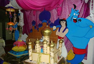 Decoracion de Fiestas Infantiles con Aladino