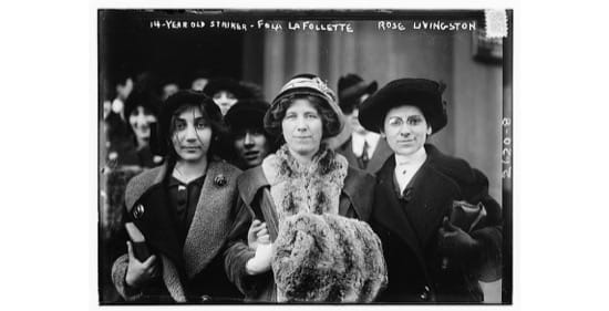 La sufragista y activista, Flora Dodge, en 1913. La sufragista y activista, Flora Dodge, en 1913.
