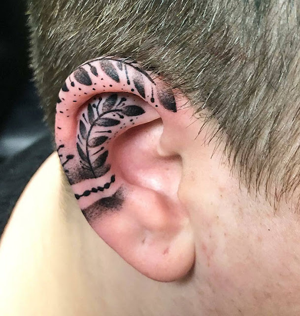 Tatuagens para as orelhas Tatuagens para as orelhas
