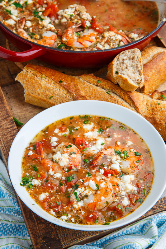 Shrimp and Feta Soup (aka Shrimp Saganaki Soup) Shrimp and Feta Soup (aka Shrimp Saganaki Soup)