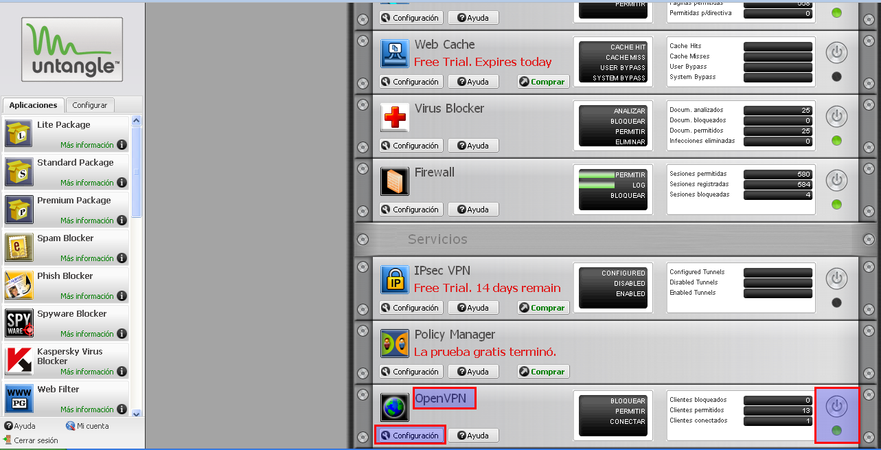 Blog de Davis: Untangle (Open-VPN) ( VPN road warrior)