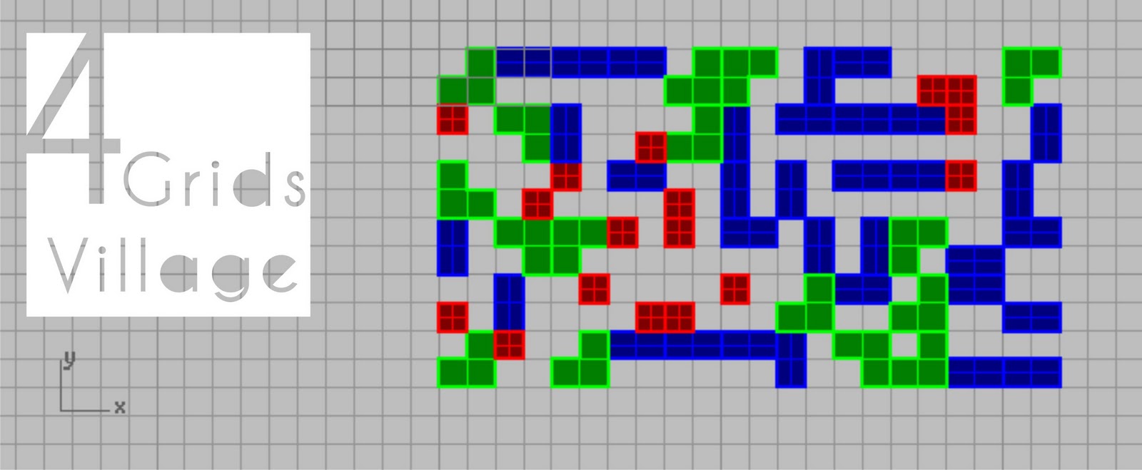 TESIGN Four Grids Village 四宮格村落