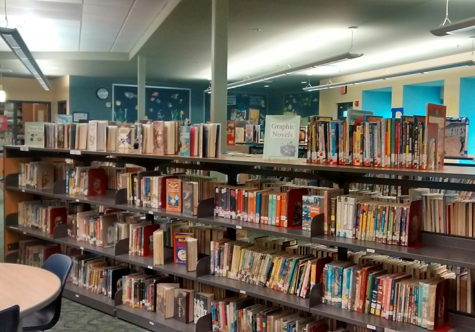 CynthiaParkhill Bellview library reshelving project
