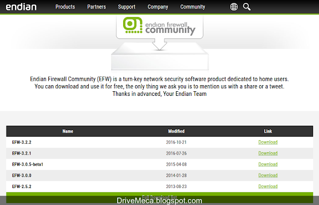 DriveMeca instalando Endian Firewall Community paso a paso