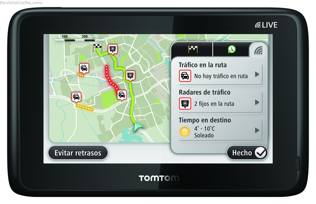 Revista Coche Nueva versión TomTom HD Traffic para prevenir los atascos