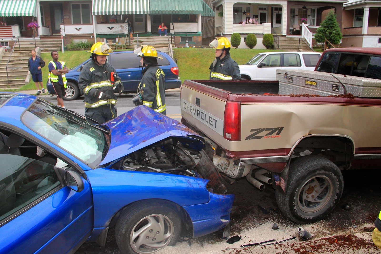 Woman and Child Taken to Hospital After Crash in Tamaqua Wednesday