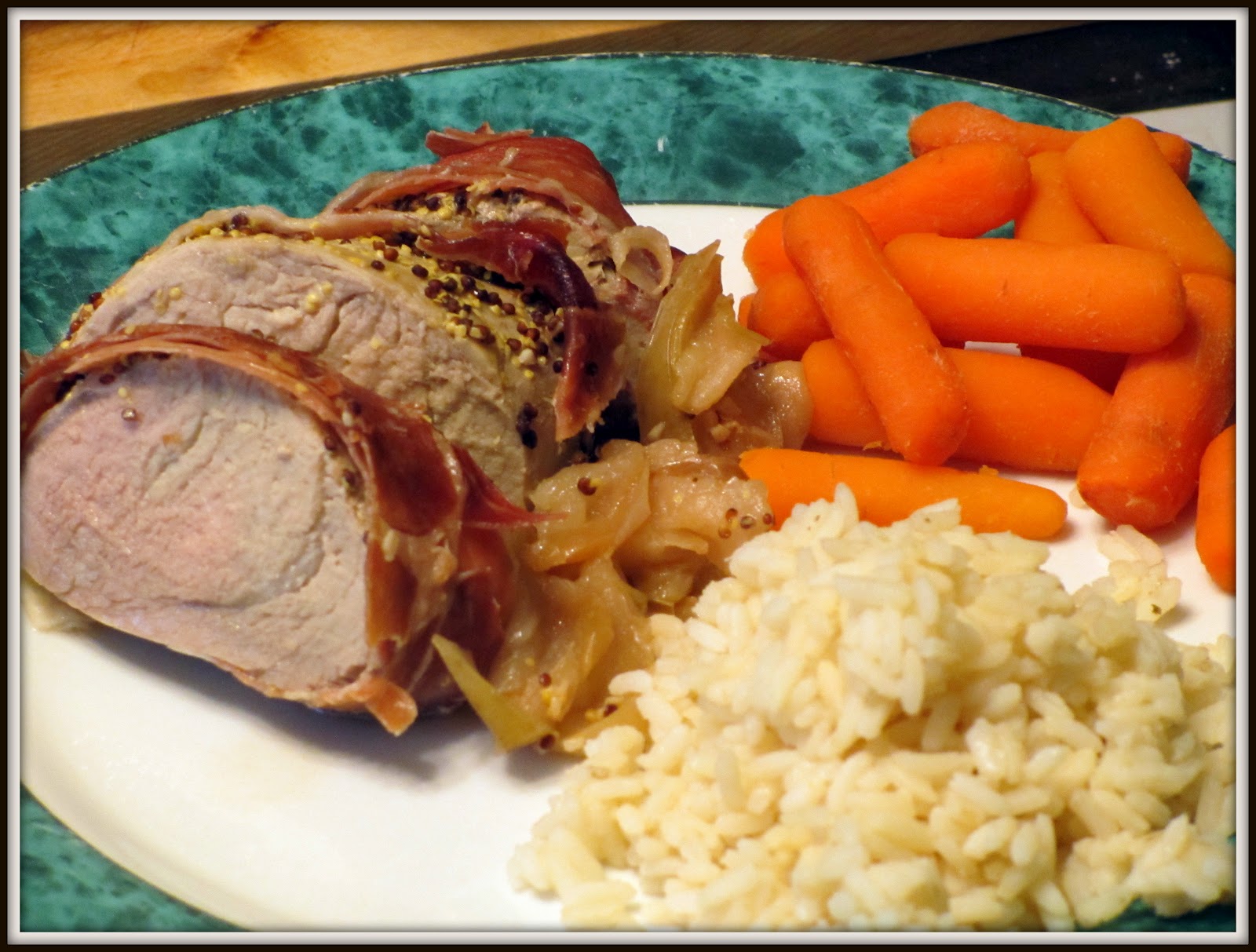 Qu'estce qui mijote chez Nance Filet de porc, proscuitto et pommes