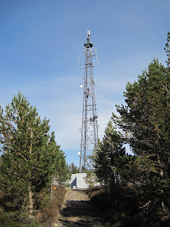 Antennae on Creagan Riabhach, near Ballater, Deeside