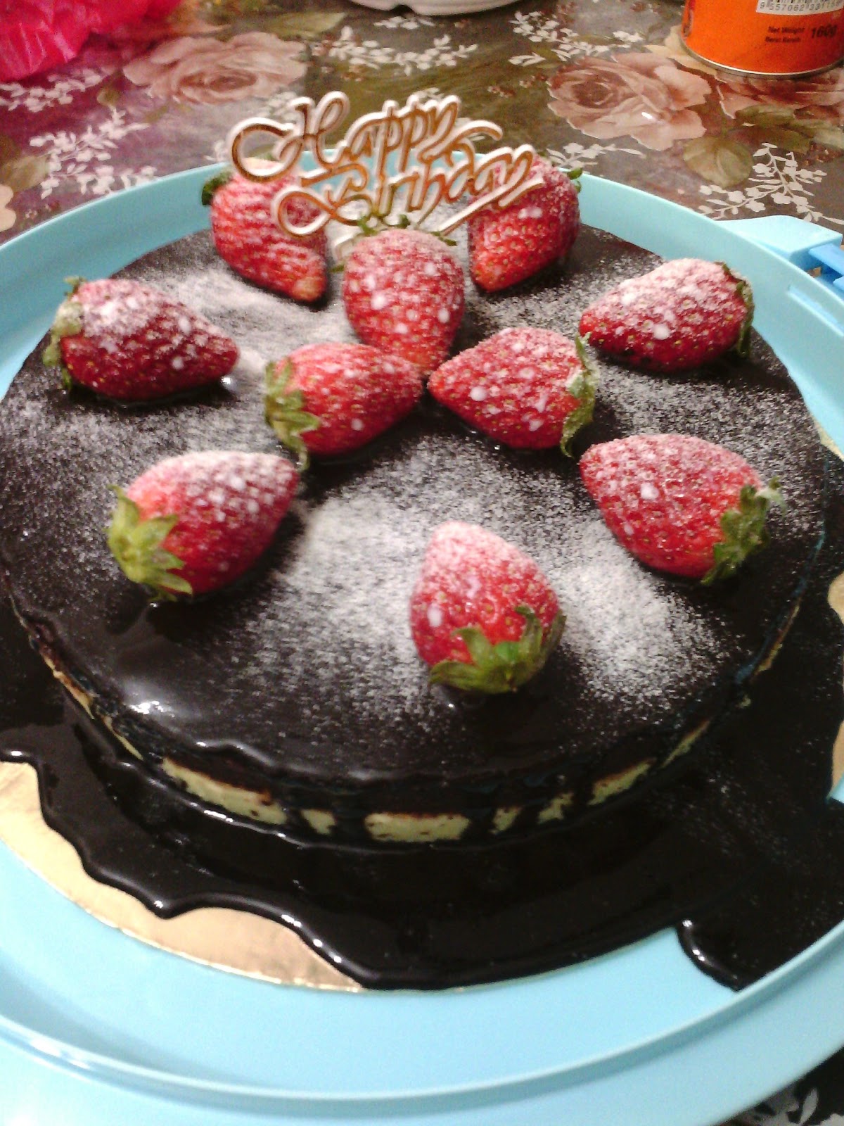 kek coklat kukus lapis cream cheese Cerita Ita