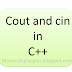 Keyword cout and cin in C++ input output stream