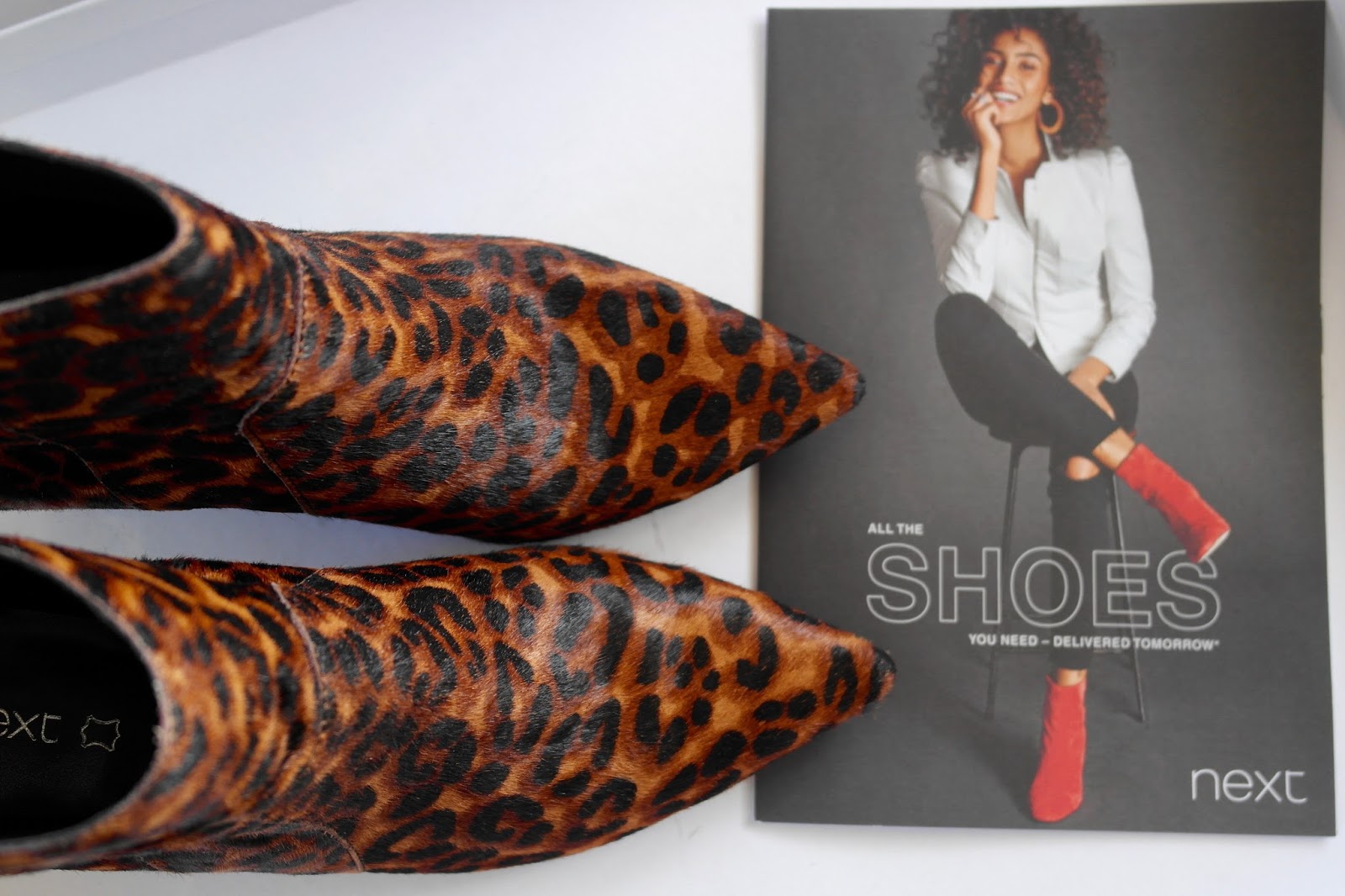 next leopard boots