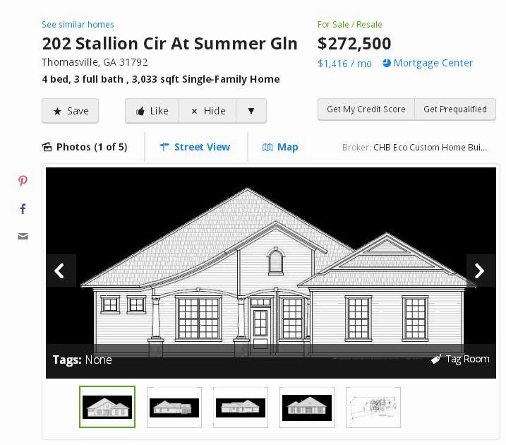 New Construction Homes Thomasville