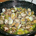 Almejas en salsa verde. Receta paso a paso