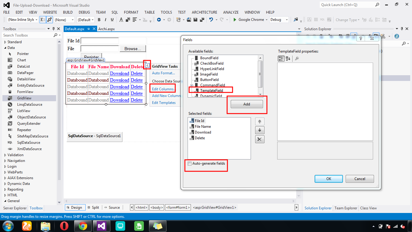 How To Upload Download And Delete Files From Gridview In Asp Net? Net