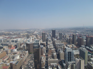 View of Johannesburg from the 50th floor of "Carlton Centre".