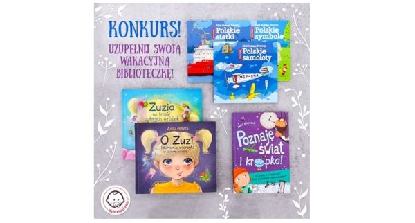 Wygraj książeczki na wakacje dla dzieci! Konkurs