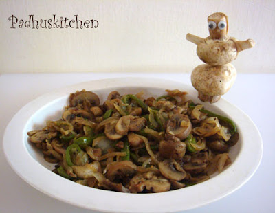 Mushroom Pepper Fry Mushroom Pepper Fry