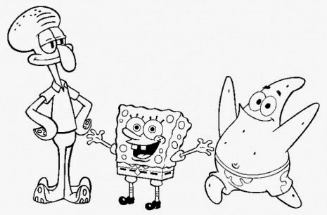 SpongeBob SquarePants Coloring Pages holiday.filminspector.com