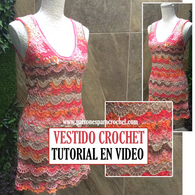 Cómo tejer vestido crochet / Tutorial video