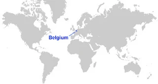 image: Belgium map location