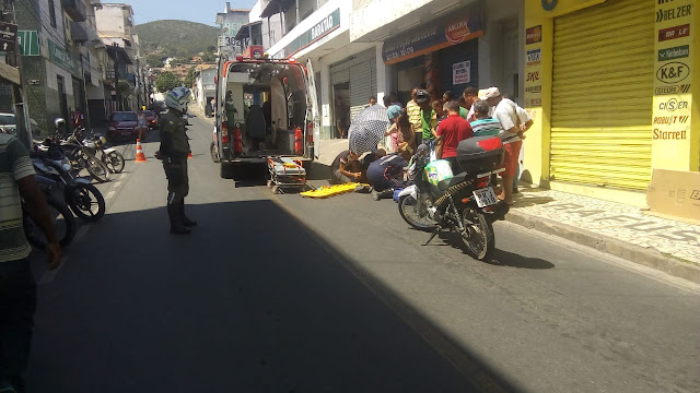 Acidente envolvendo quadriciclo e moto deixa mulher ferida em Jacobina