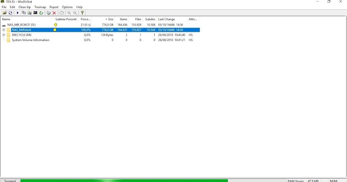 WinDirStat Windows Directory Statistics