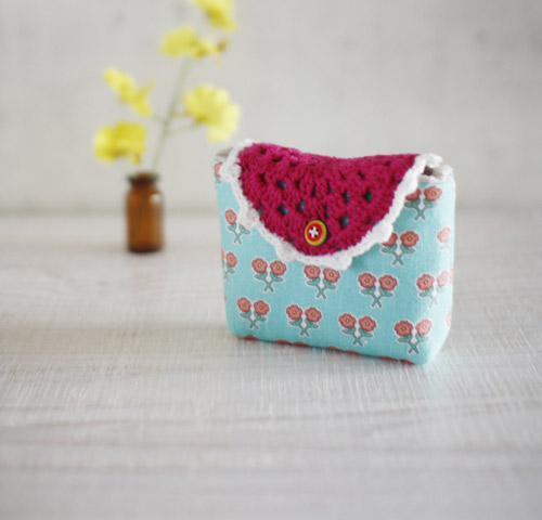 Tutorial Instructions Pattern Cosmetic Pouch With Illustration Photo Personalized Gift.