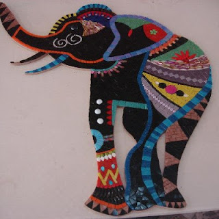 mozaik fil figürü