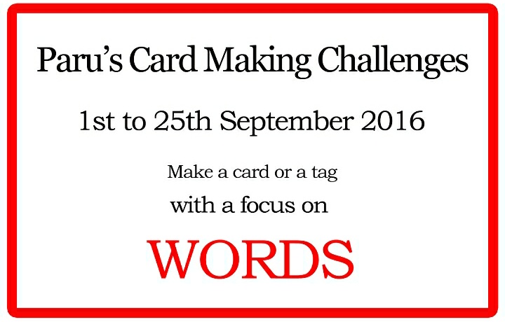 Paru crad making september challenge