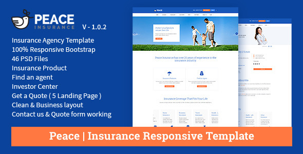 insurance template html free
Peace – Insurance Responsive HTML Template | Download Website ... insurance template html free
Peace – Insurance Responsive HTML Template | Download Website ...