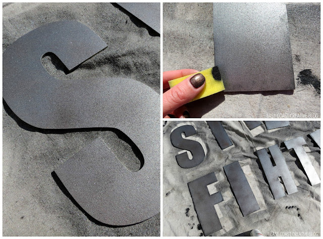 creating a faux metal look with paint