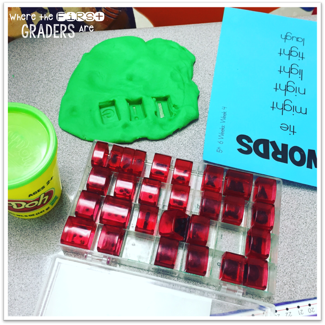 Spelling Series Stamps and Playdough Kristen Sullins Teaching
