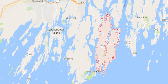 Travel Trailer Camping in Georgetown Maine