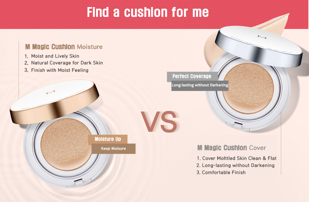 Noona Teaaa Missha Magic Cushion vs Missha Magic Moisture Cushion