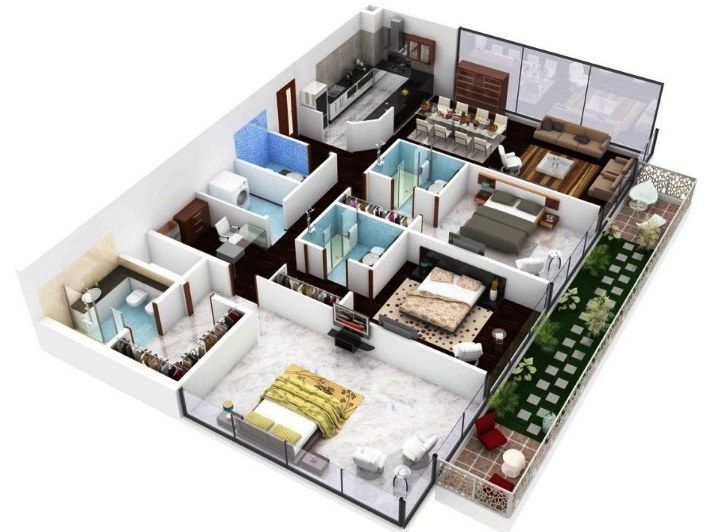 Desain Rumah Minimalis 1 Lantai 3 Kamar Tidur Desain Rumah Minimalis 1 Lantai 3 Kamar Tidur