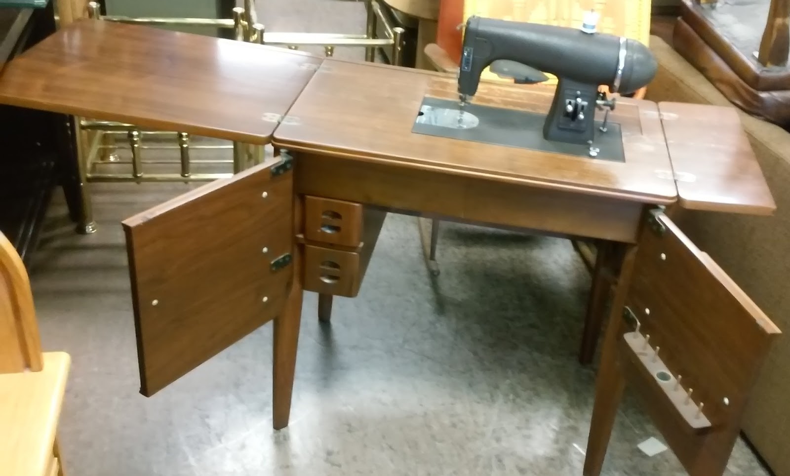 UHURU FURNITURE & COLLECTIBLES SOLD Antique Kenmore Sewing Machine