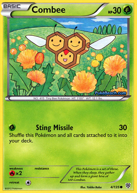 Combee -- Plasma Storm Pokemon Card Review | PrimetimePokemon's Blog