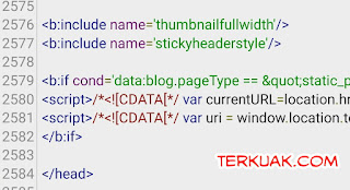 Memasang Script Safelink di Blogger Memasang Script Safelink